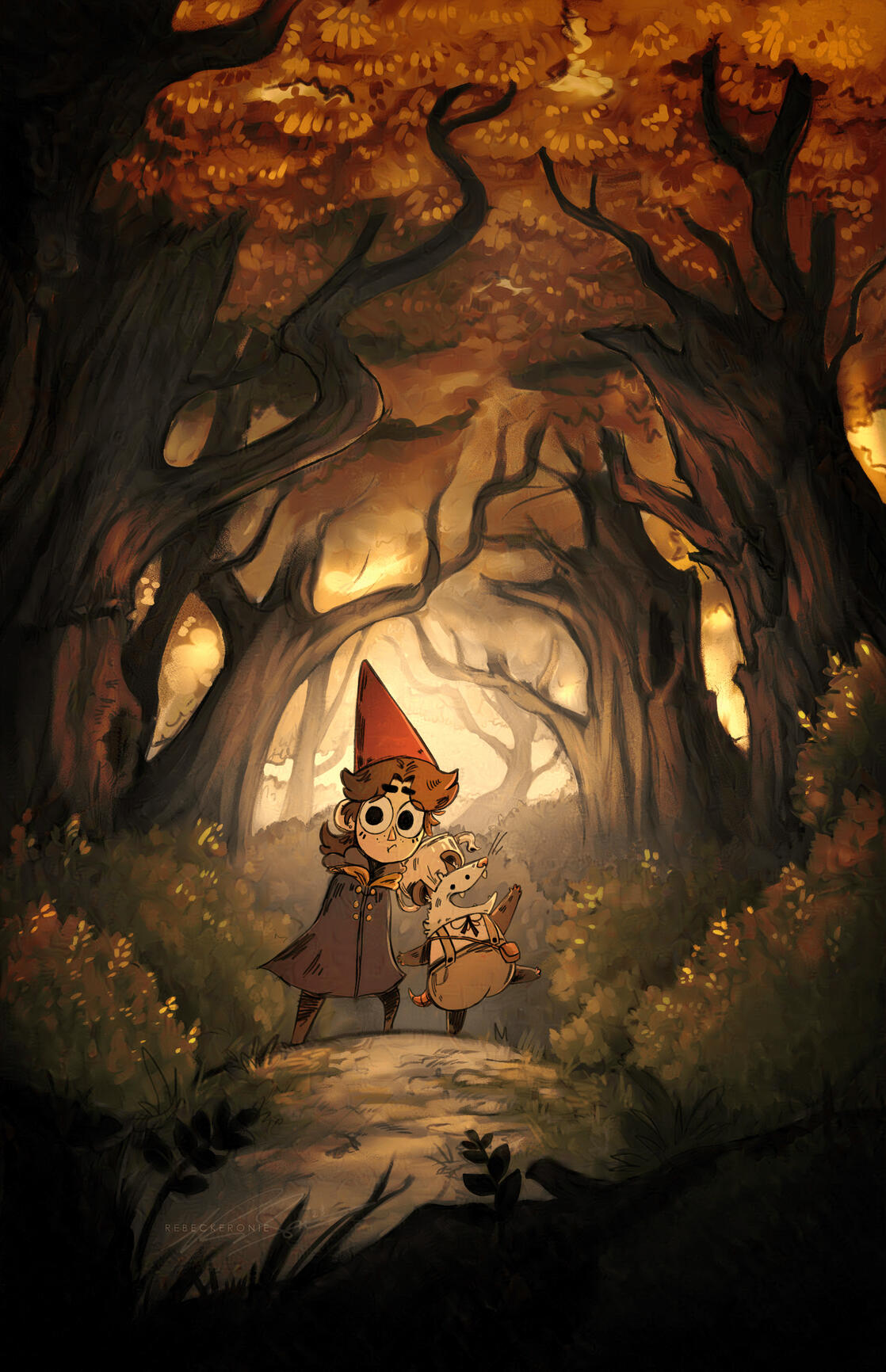 Over The Garden Wall Style Study (2023)