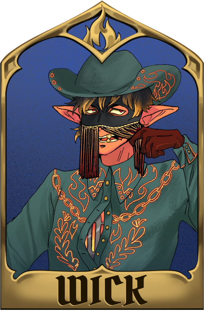 Wick halloween portrait