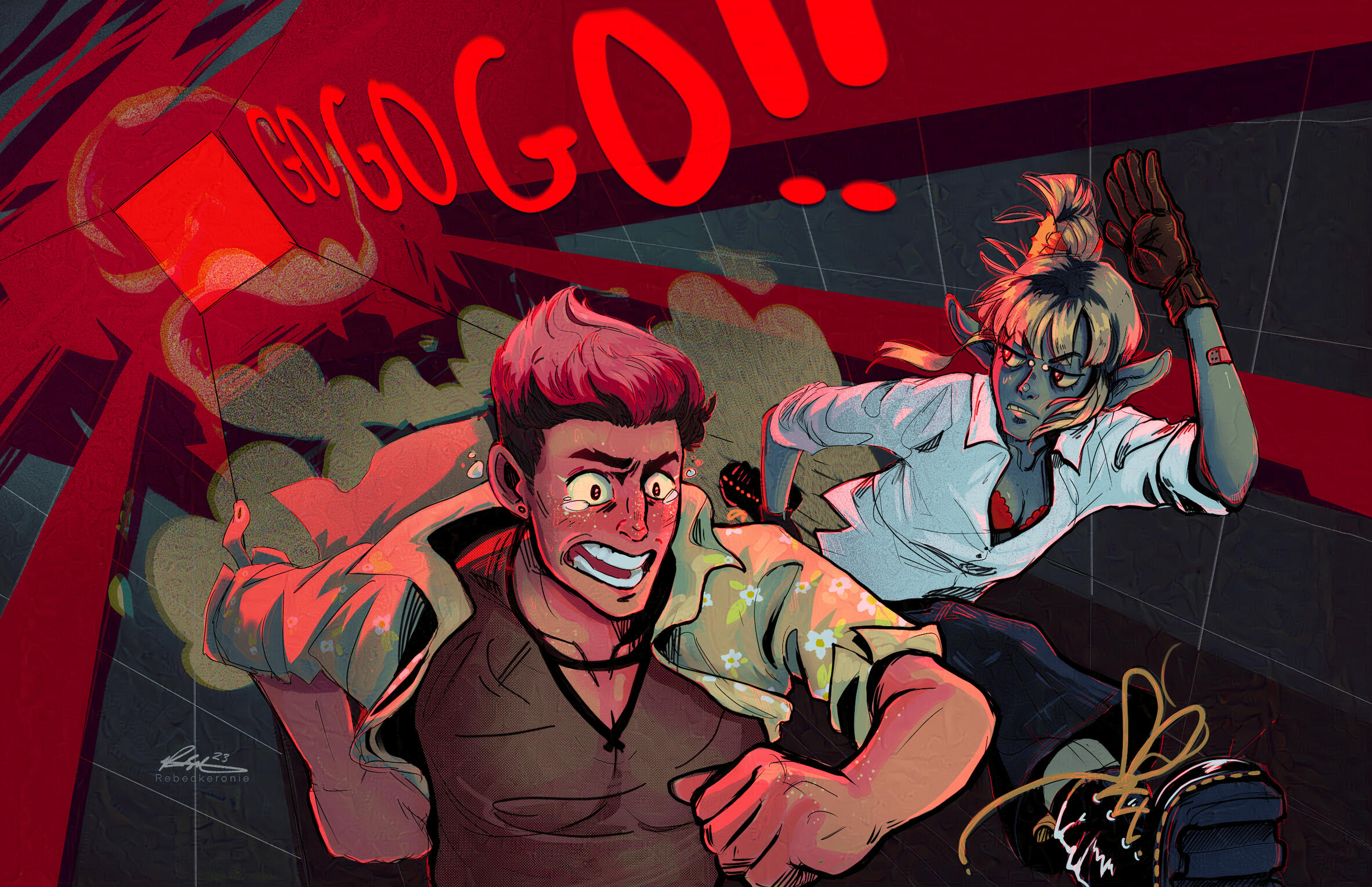 Dackery &amp; Nona Illustration